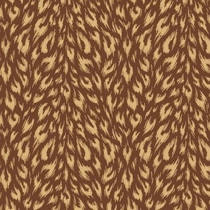 Leopard Print Duotone - Cinnamon and Honey - SMALL