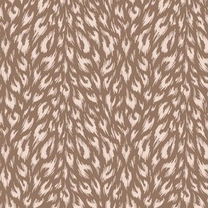 Leopard Print Duotone - Mocha and Blush - SMALL