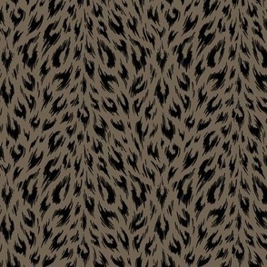 Leopard Print Duotone - Bark - SMALL