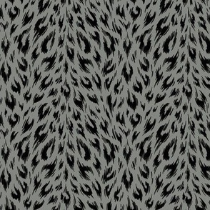 Leopard Print Duotone - Pewter - SMALL