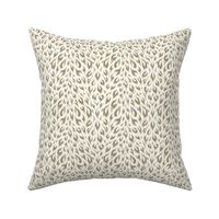 Leopard Print Duotone - Natural and Mushroom - SMALL