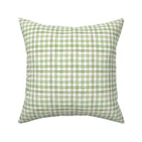 Watercolor gingham sage green Micro