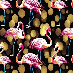 Flamingos Disco Night