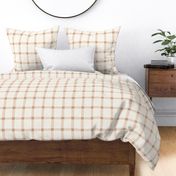 Playful plaid in blush and sage green - Larger scale for WALLPAPER