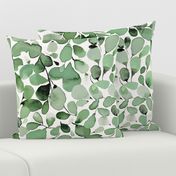 Leaves Leaffy pattern countryside Green Jumbo Large St Patricks Day