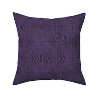 Royal Purple Mudcloth Weaving Lines - medium