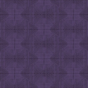 Royal Purple Mudcloth Weaving Lines - medium