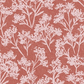 Wildflower wallpaper_mountain meadow_pink red_large_24inches