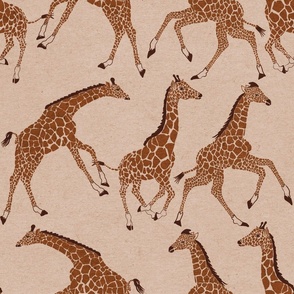 Galloping Giraffes