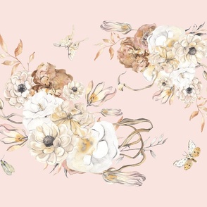 ETHEREAL FLORAL_TEA TOWEL_BLUSH