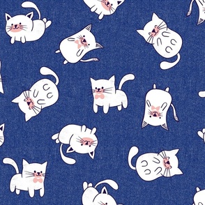 Cats in Blue LS