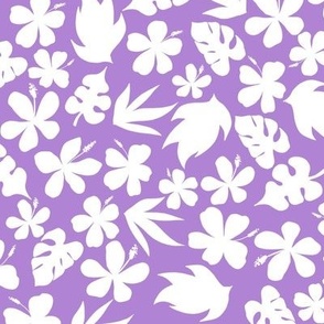 Tropical Floral Purple Small
