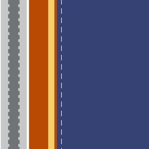 Truck Stripe -Navy