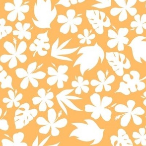 Tropical Floral Peach Small