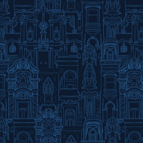 Gothic Tropical Architecture - Blueprint