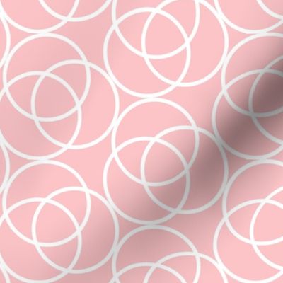 Running In Circles - Geometric Pink Regular Scale
