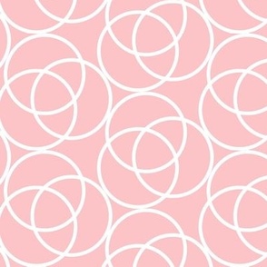Running In Circles - Geometric Pink Regular Scale