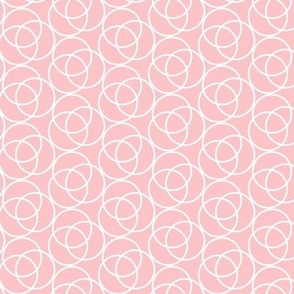 Running In Circles - Geometric Pink Small Scale