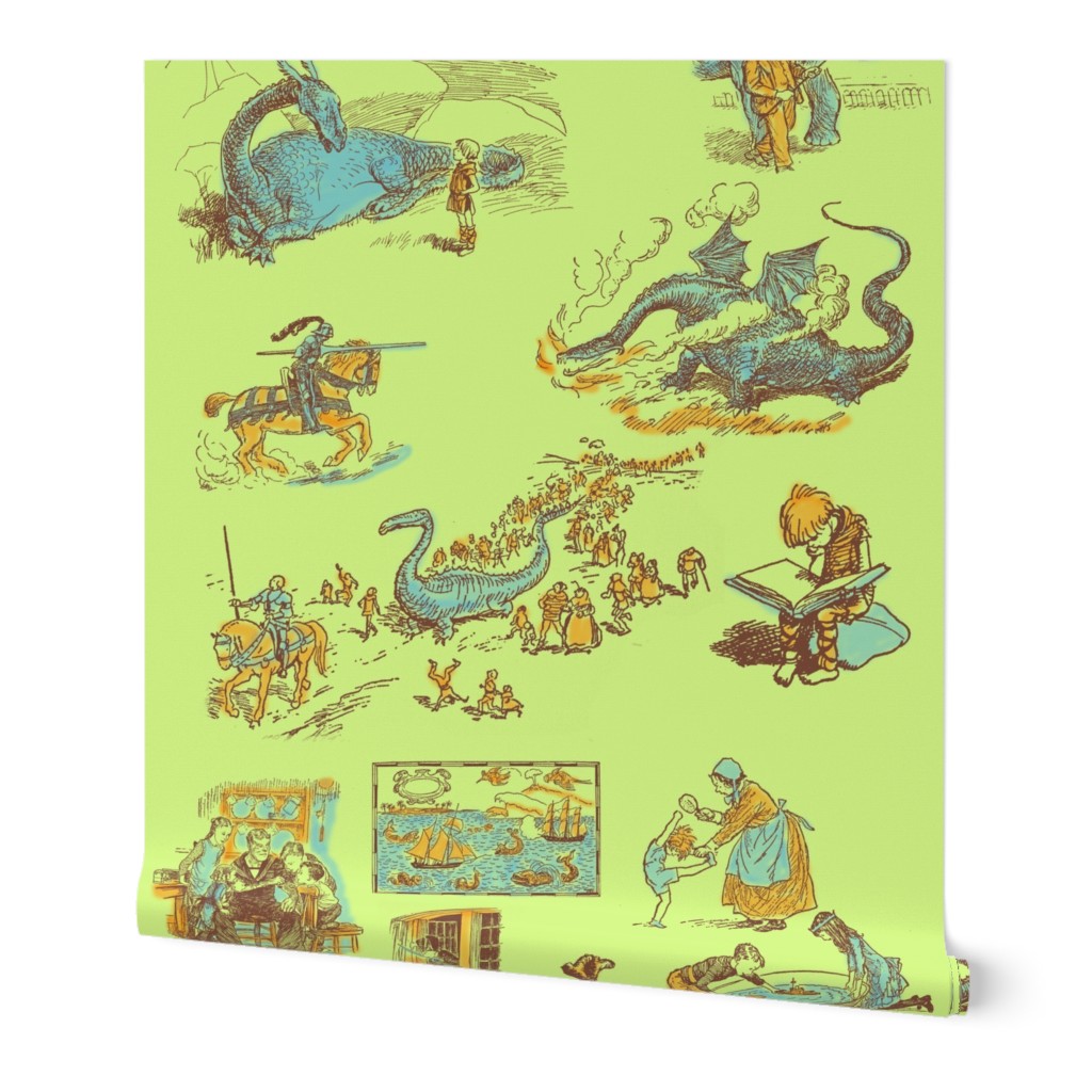 The Reluctant Dragon Toile