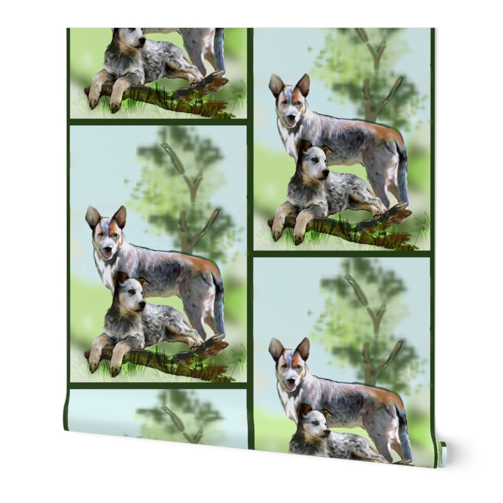 Cattle dog fabric