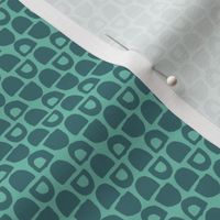 Teal Coordinate Pattern TL2 (part of Little Africa collection Quilt B)