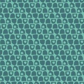 Teal Coordinate Pattern TL2 (part of Little Africa collection Quilt B)