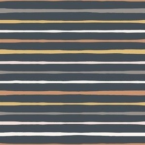 Wicked Stripes in Midnight (Small)