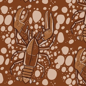 Lobsters (earth tone)