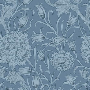 William Morris Vintage Blue Floral