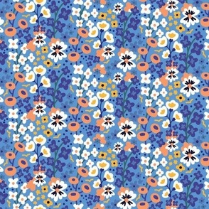 Flower Fields Collection Blue