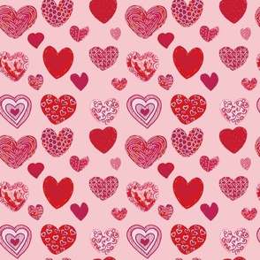 Hearts-Pink