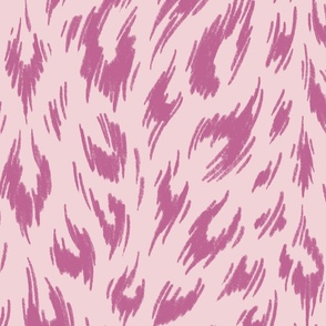 Leopard Print Duotone - Cotton Candy and Peony - LARGE