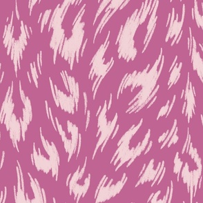 Leopard Print Duotone - Peony and Cotton Candy - LARGE