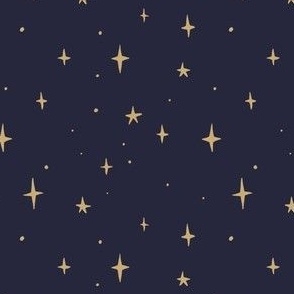 Stars // blue background // small scale