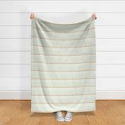 Smaller Scale Neutral Rainbow Baby Nursery Stripe Coordinate on Natural Ivory