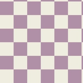 Muted Purple Checkerboard
