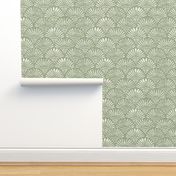 (L) papyrus_ancient Egypt_sage green wallpaper