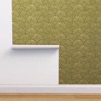 (L) papyrus_ancient Egypt_sage green wallpaper