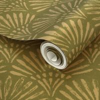 (L) papyrus_ancient Egypt_sage green wallpaper