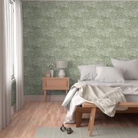Sage green wallpaper_mid century moss