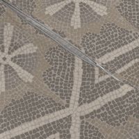 Mosaic Bella Regia | Inspired by 2nd Century Roman Empire Tunisia Mosaic ( Neutral Tones )