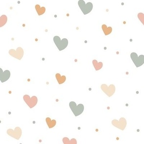 BKRD Sweet Valentine Confetti Hearts 12x12