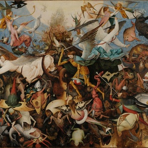 The Fall of the Rebel Angels 1562 by Pieter Bruegel