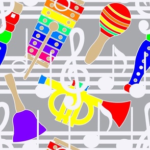 Toy Musical Instruments! (18x18)