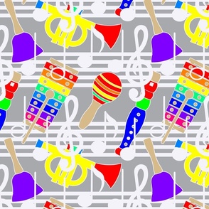 Toy Musical Instruments! (12x12)