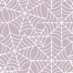 medium scale spiderwebs - light slate purple