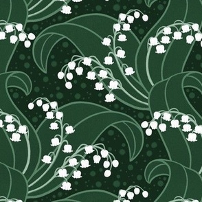 Lily of the Valley // Medium // Dark Evergreen
