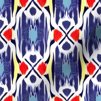 Colorful Abstract Ikat