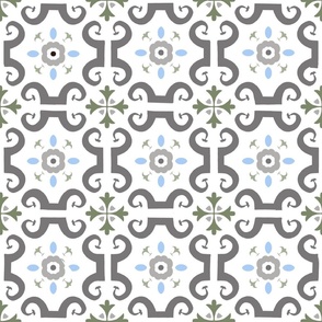 Muted Talavera Bathroom Tile