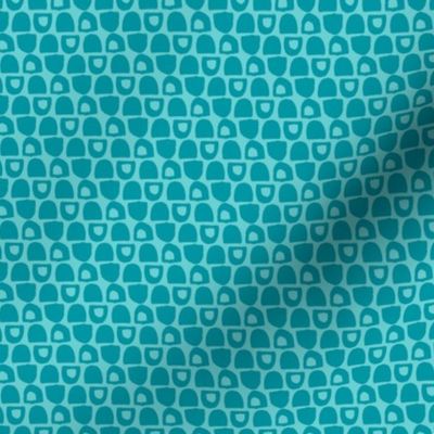 Turquoise Coordinate Pattern TQ5 (part of Little Africa collection Quilt C)